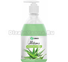 Жидкое мыло Grass Milana крем-мыло с дозатором, алое вера, 500 мл