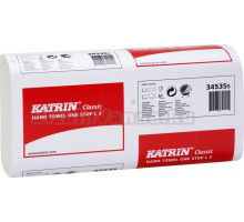 Бумажные полотенца Katrin Classic One Stop L2 34535 (Блок: 21 уп. по 110 шт.)