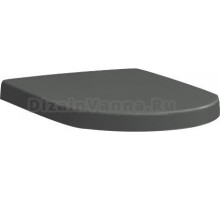 Крышка-сиденье ArtCeram File 2.0 FLA002 grigio oliva, с микролифтом, петли хром
