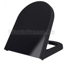 Крышка-сиденье Bocchi Taormina черная, с микролифтом