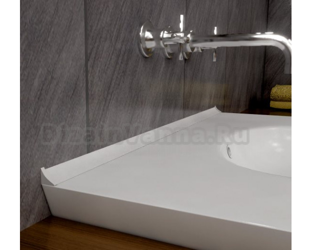 Бордюр декоративный для ванн и поддонов Aquatek DEKOR-0000001 белый глянцевый комплект