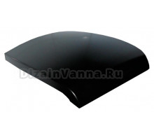 Крышка-сиденье Hidra Ceramica Hi-line HIZ black с микролифтом, петли хром