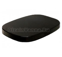 Крышка-сиденье Hidra Ceramica Dial DLZ black с микролифтом, петли хром