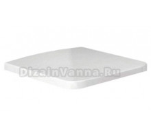 Крышка-сиденье Hidra Ceramica Flat FLZ white с микролифтом, петли хром