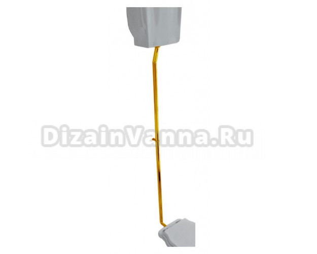Труба  к подвесному бачку Hidra Ceramica Ellade высокая золото dizainvanna.ru