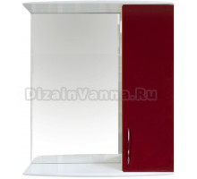 Зеркало-шкаф 1 Orange Роса 50 бордовый