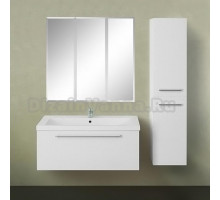 Мебель для ванной 1MarKa Соната 90П с 1 ящиком, белый глянец