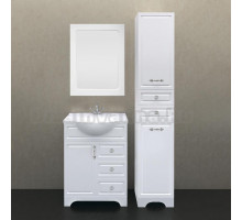 Комплект мебели для ванной 1MarKa Прованс 65Н белый глянец