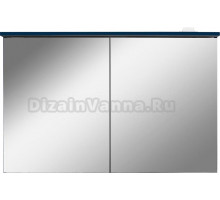 Зеркало-шкаф Am.Pm Spirit V2.0 100 с LED-подсветкой, глубокий синий