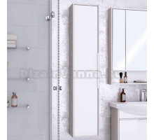 Шкаф-пенал Акватон Рико белый, ясень фабрик