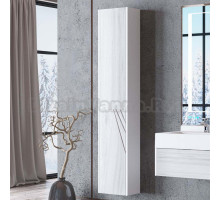 Шкаф-пенал Акватон Сакура L, ольха наварра, белый