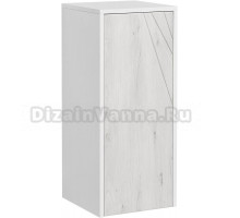 Шкаф Акватон Сакура ольха наварра, белый, с бельевой корзиной