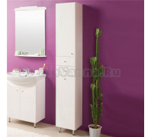 Шкаф-пенал Акватон Минима L с бельевой корзиной