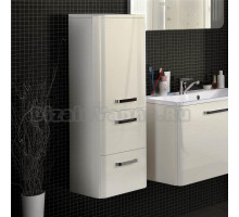 Шкаф-пенал Акватон Валенсия низкий L белый жемчуг