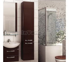 Шкаф-пенал Акватон Ария М темно-коричневый