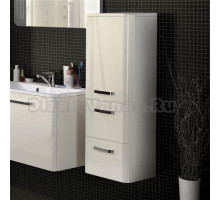 Шкаф-пенал Акватон Валенсия низкий R белый жемчуг