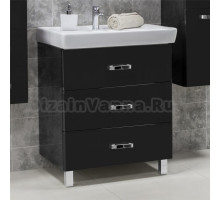 Тумба с раковиной Акватон Америна М 70 черная