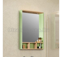 Зеркало Акватон Йорк 60 салатовый/дуб сонома