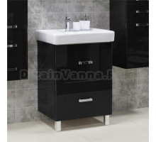 Тумба с раковиной Акватон Америна Н 60 черная