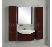 Мебель для ванной Акватон Ария 80 темно-коричневая