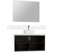 Мебель для ванной Акватон Брук 100 открытая, дуб феррара