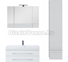 Мебель для ванной Aquanet Верона 100 подвесная белая