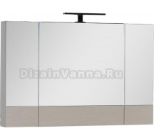 Зеркало-шкаф Aquanet Нота 100 камерино светлый дуб