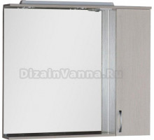 Зеркало-шкаф Aquanet Донна 100 беленый дуб