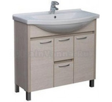 Тумба для комплекта Aquanet Донна 90 беленый дуб