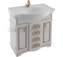 Тумба для комплекта Aquanet Луис 80 белая