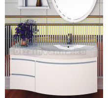 Тумба для комплекта Aquanet Опера 1-115 белая с ящиком R