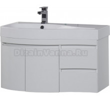 Тумба для комплекта Aquanet Сопрано 2-95 белая L