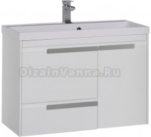 Тумба для комплекта Aquanet Тиволи 90 белая