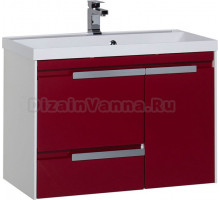 Тумба для комплекта Aquanet Тиволи 90 бордо