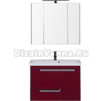 Мебель для ванной Aquanet Тиволи 90 бордо