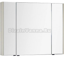 Зеркало-шкаф Aquanet Франка 105 слоновая кость