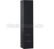 Шкаф-пенал Aquanet Эвора серый антрацит