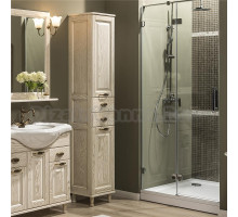 Шкаф-пенал Aquanet Тесса 35 жасмин, золото