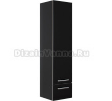 Шкаф-пенал Aquanet Сиена 40 R подвесной, черный