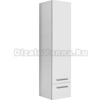 Шкаф-пенал Aquanet Сиена 40 L подвесной, белый