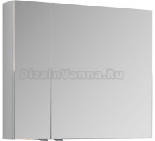 Зеркало-шкаф Aquanet Порто 80 белый