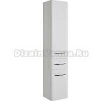 Шкаф-пенал Aquanet Виченца 36 белый глянец