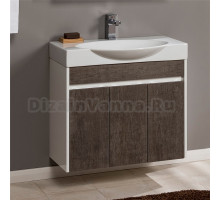 Тумба для комплекта Aquanet Коста 76 белый, дуб антик