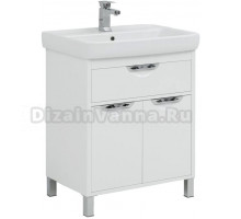 Тумба для комплекта Aquanet Гретта 70 New белая