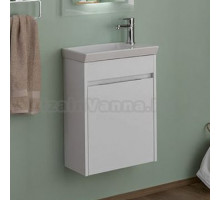 Тумба с раковиной Aquanet Дувр 45 белая