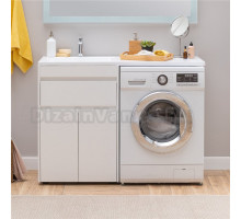 Тумба с раковиной Aquanet Токио 58 1 ящик, 2 двери