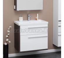 Тумба для комплекта Aquanet Фостер 70 белая, эвкалипт мистери