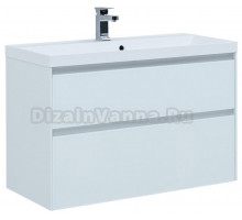 Тумба для комплекта Aquanet Гласс 100
