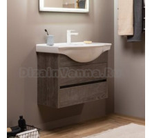 Тумба с раковиной Aquanet Сидней 60 дуб рошелье