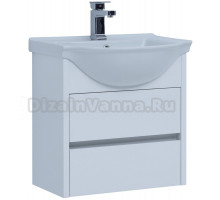 Тумба с раковиной Aquanet Сидней 60 белая